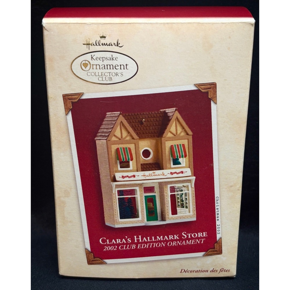 Hallmark 2002 Club Edition Keepsake Ornament CLARA'S HALLMARK STORE New KOCC - Picture 13 of 16